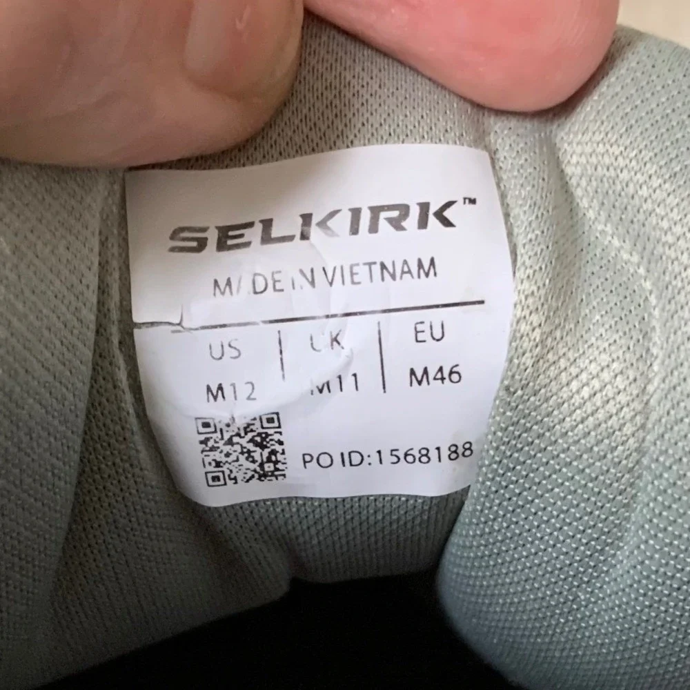 Selkirk CourtStrike Pickleball Sneakers Shoes Light Grey Men's 12